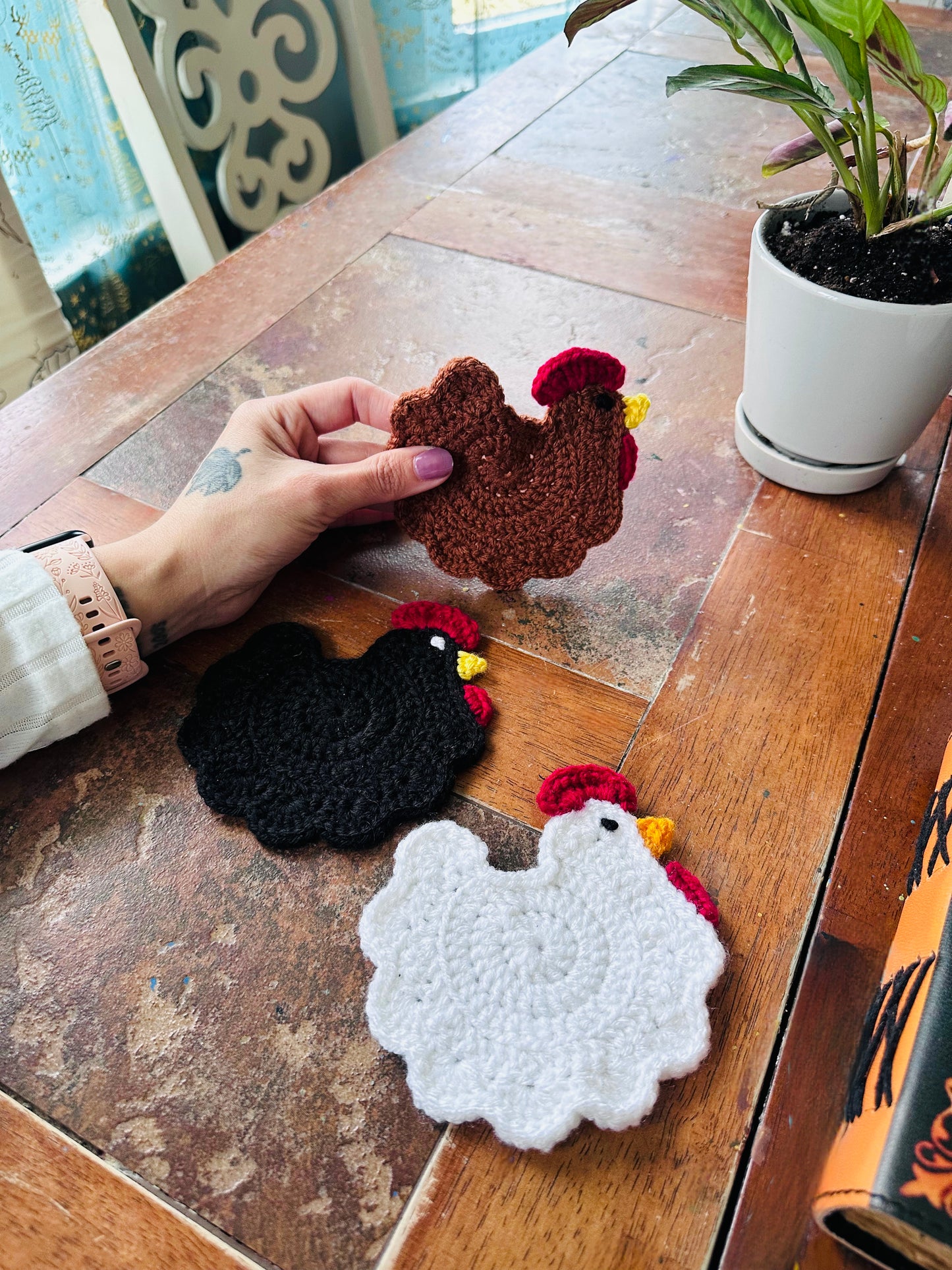 Chicken coasters