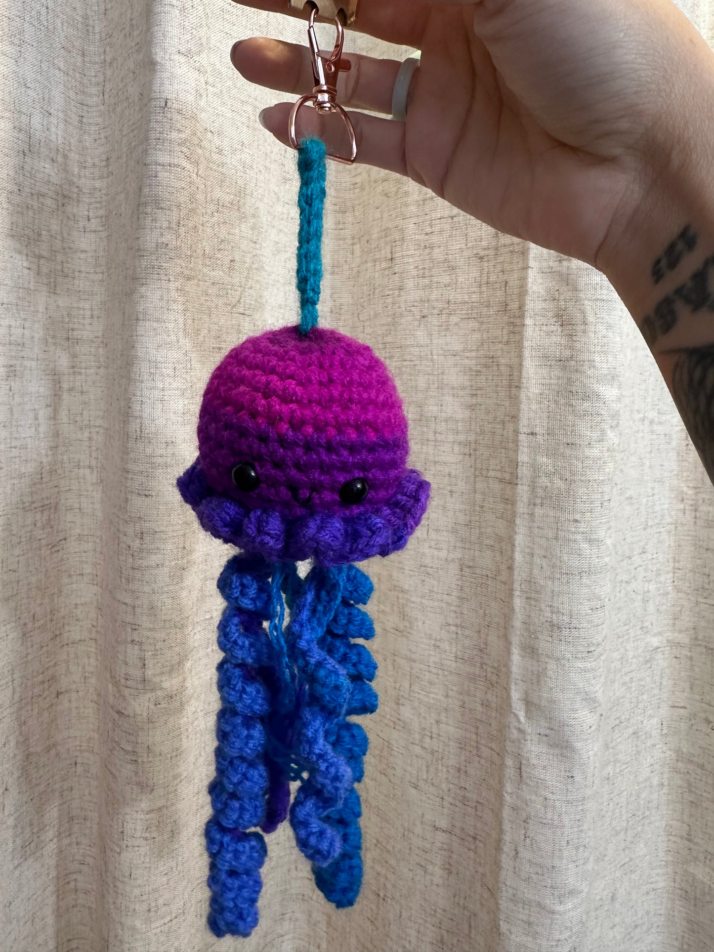 Jellyfish Keychain